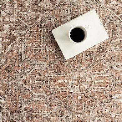 nuLOOM Hillstone Collection Traditional Vintage Medallion Area Rug