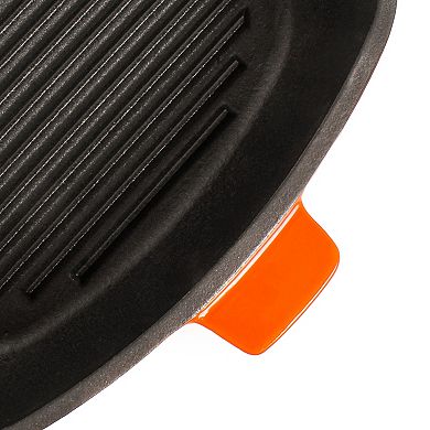 BergHOFF Neo 2-piece Cast Iron 11-in. Grill Pan & Steak Press