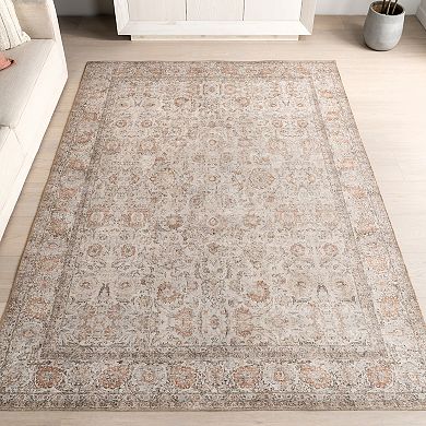 nuLOOM Hillstone Collection Traditional Vintage Medallion Area Rug