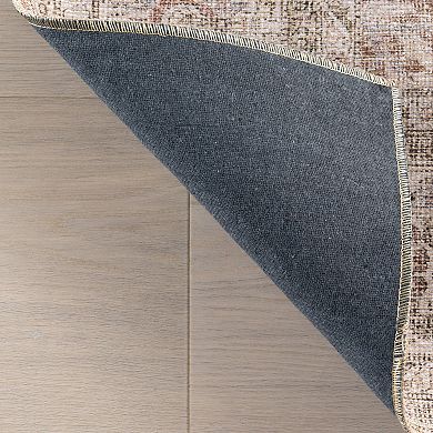 nuLOOM Hillstone Collection Traditional Vintage Medallion Area Rug