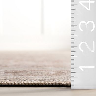 nuLOOM Hillstone Collection Traditional Vintage Medallion Area Rug