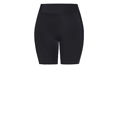 Avenue Women's Plus Size Hi Waist Swim Short
