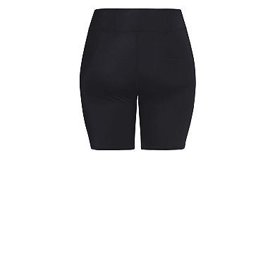 Avenue Women's Plus Size Hi Waist Swim Short