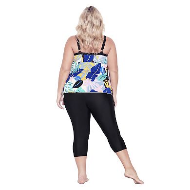 Avenue Women's Plus Size Swim Capri