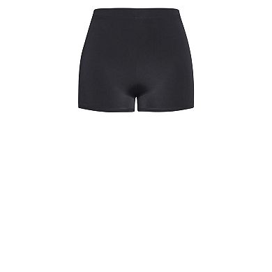 Avenue Women's Plus Size Swim Boy Short