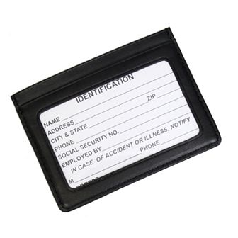 Royce Leather Mini ID & Credit Card Holder