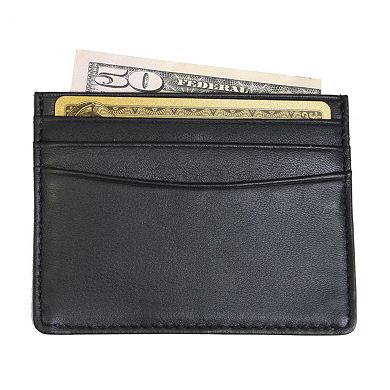 Royce Leather Mini ID & Credit Card Holder