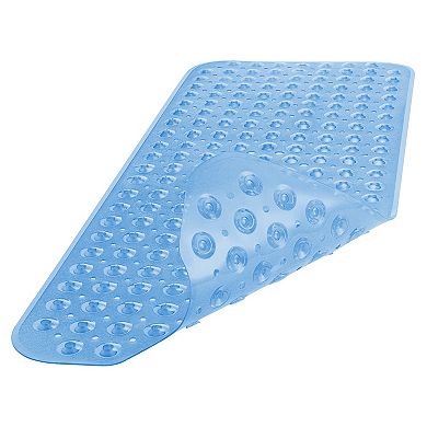 Lux Decor Collection Non Slip Bathtub Mat 40x16 Extra Large Bath Mat With Suction Cups & Drain Holes