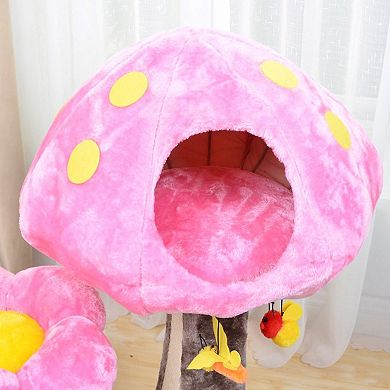 Catry Cat Tree - Plush Levels & Toys Design (wonderland)