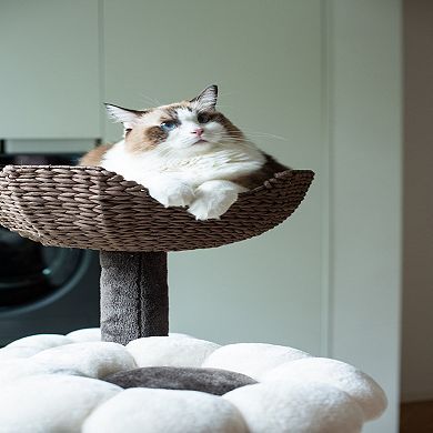 Catry Cat Tree - 6 Levels With Flower Perches (blossom)
