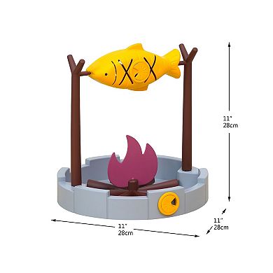 Petpals Interactive Cat Treat-dispensing Cat Toy- 11"h, Dispensing, Small, Grilled Fish Toy