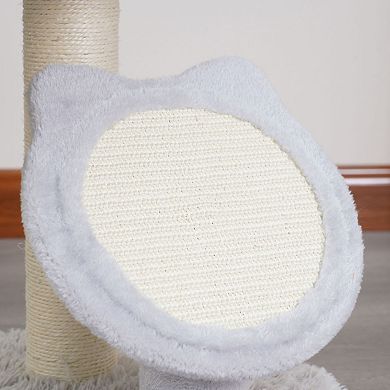 Petpals Sustainable Modern Cat Tree - 37"h, 3 Level, Medium, Rockview