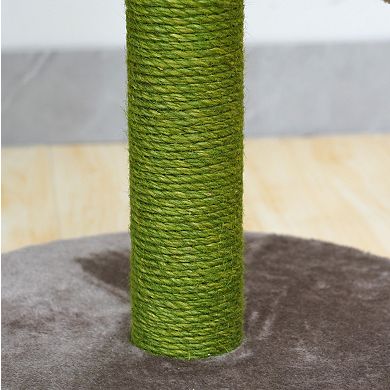 Petpals Unique Cat Scratching Post - 26"h, Dual, Medium, Double Sunflower