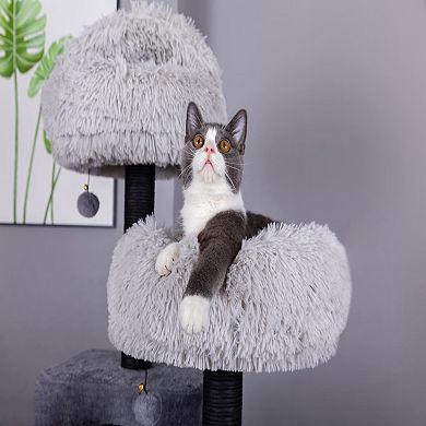 Catry Cat Tree - 7 Levels With Condo & Hammock (bradbury)