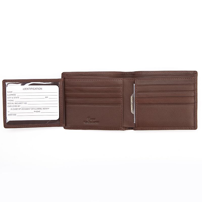 Royce Leather Bifold Wallet, Brown