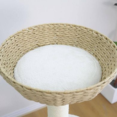 Petpals Sustainable Handwoven Cat Tree - 49"h, 5 Level, Medium, Pharaoh V2
