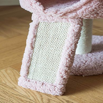 Catry Cat Tree - Sisal Scratching Ramp & Post (flamingo)