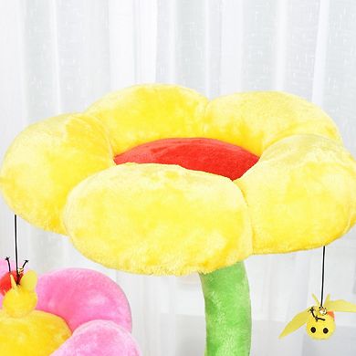 Catry Cat Tree - Garden Design With Flower Petals (gumdrop)