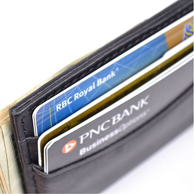 Royce Leather Magnetic Money Clip Wallet