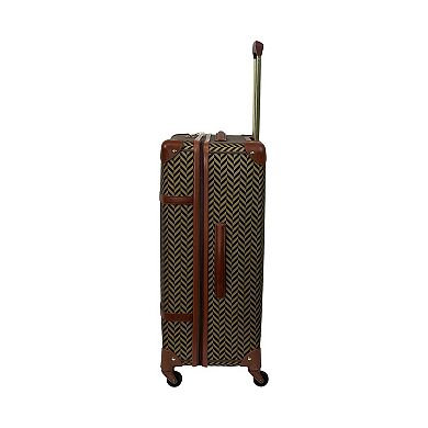 Kathy Ireland Vintage Trunk 2-pc. Hardside Luggage Set