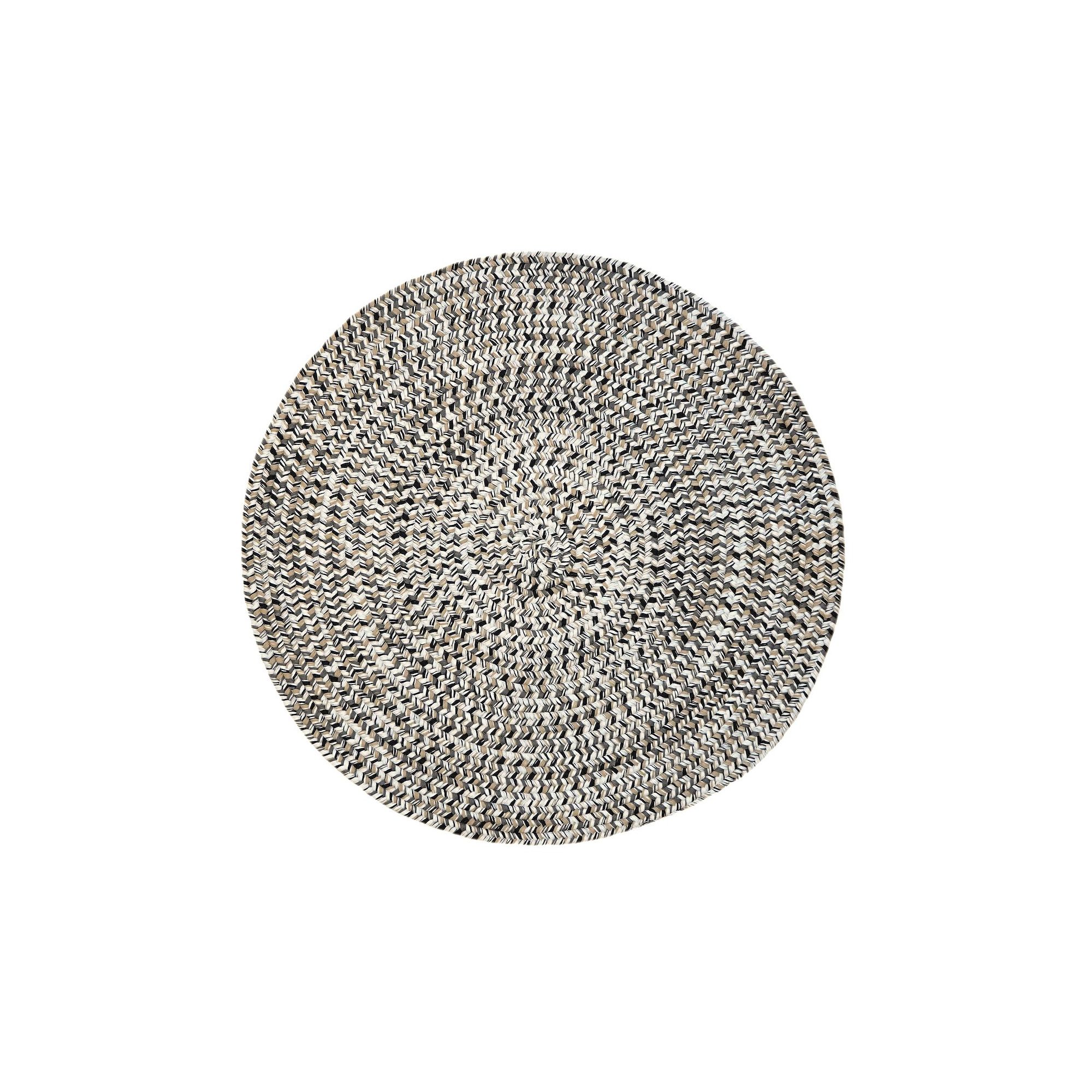 Colonial Mills Maple Reversible Tweed Round Area Rug, Natural Lace