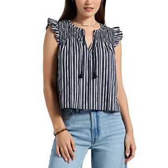 Women's Buffalo Jeans Suttonella Flutter Sleeve Top
