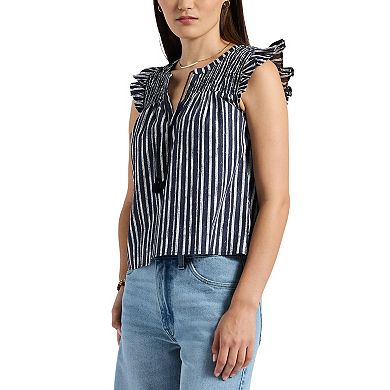 Women's Buffalo Jeans Suttonella Flutter Sleeve Top