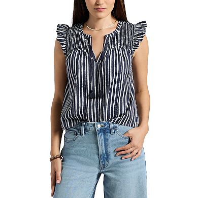 Women's Buffalo Jeans Suttonella Flutter Sleeve Top