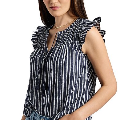 Women's Buffalo Jeans Suttonella Flutter Sleeve Top