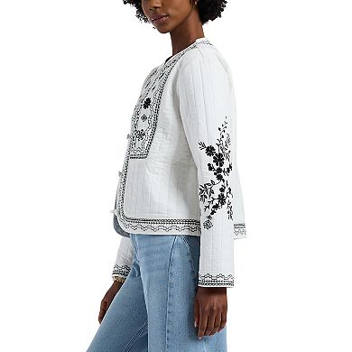 Women's Buffalo Jeans Juneau Embroidered Quilted Jacket