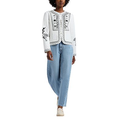 Women's Buffalo Jeans Juneau Embroidered Quilted Jacket