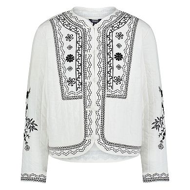 Women's Buffalo Jeans Juneau Embroidered Quilted Jacket