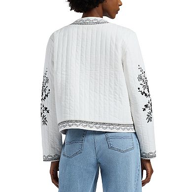 Women's Buffalo Jeans Juneau Embroidered Quilted Jacket