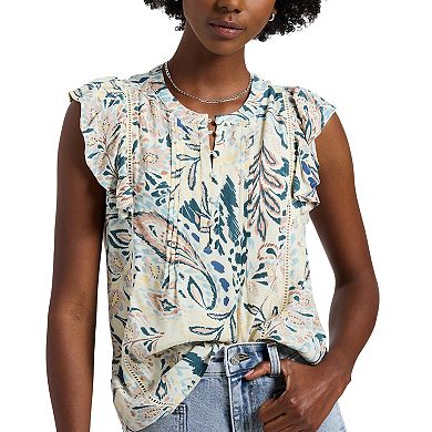 Women's Buffalo Jeans Sophianna Flutter Sleeve Blouse