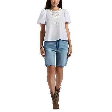Women's Buffalo Jeans Sabina Lace Balloon Sleeve Blouse