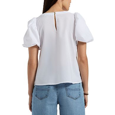 Women's Buffalo Jeans Sabina Lace Balloon Sleeve Blouse