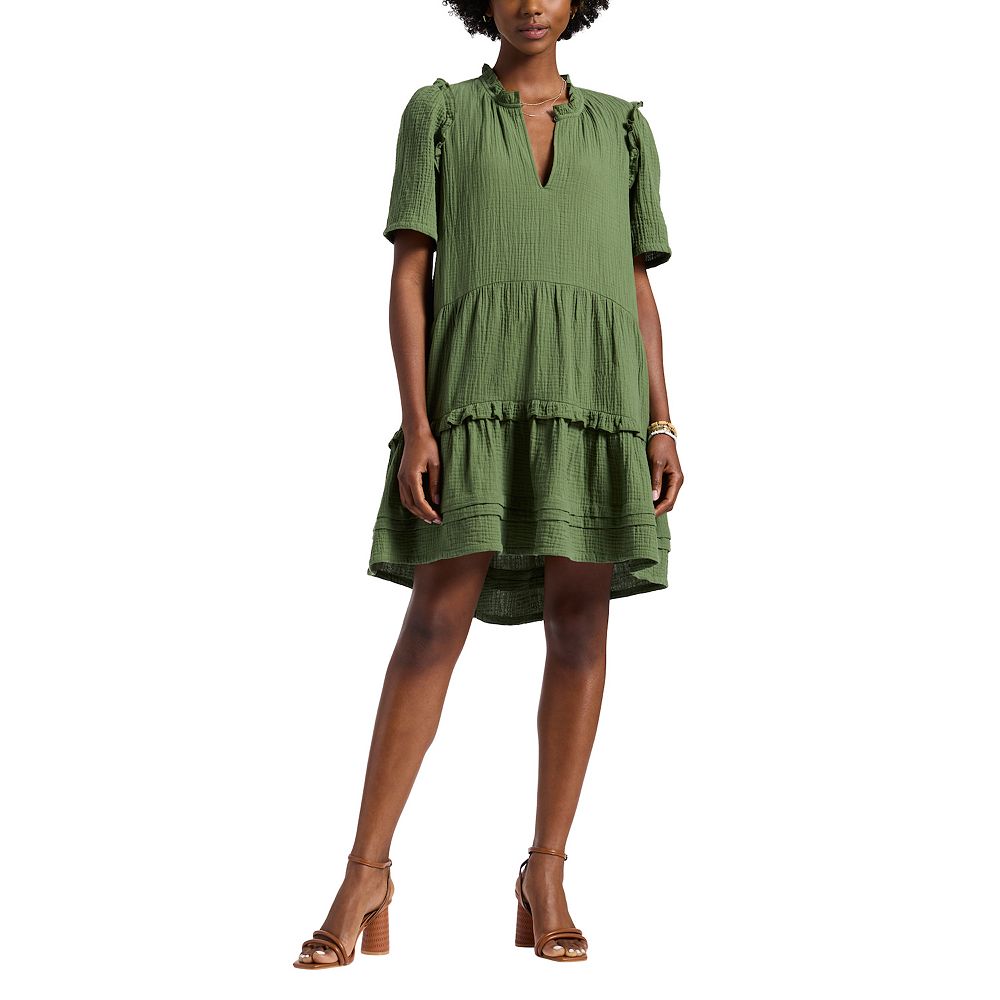 Women's Buffalo Jeans Rulane Tiered Ruffle Dress
