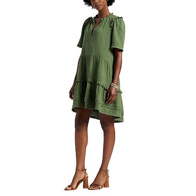 Women's Buffalo Jeans Rulane Tiered Ruffle Dress