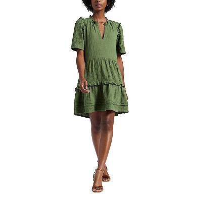 Women's Buffalo Jeans Rulane Tiered Ruffle Dress