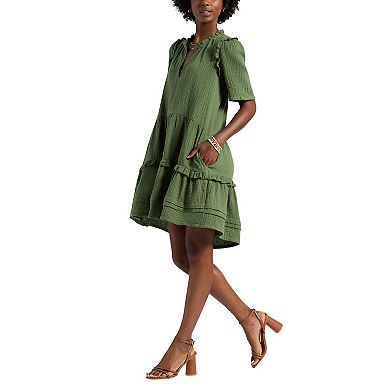 Women's Buffalo Jeans Rulane Tiered Ruffle Dress