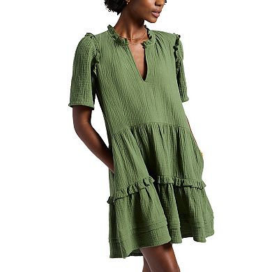 Women's Buffalo Jeans Rulane Tiered Ruffle Dress
