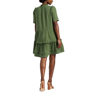 Women's Buffalo Jeans Rulane Tiered Ruffle Dress
