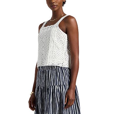 Women's Buffalo Jeans Wylaney Crochet Cropped Sweater