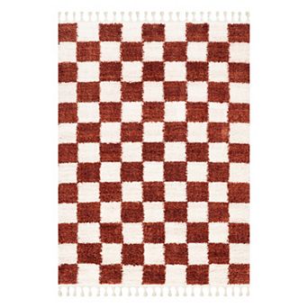 nuLOOM Carlisha Contemporary Checkered Area Rug