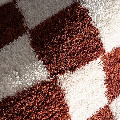 nuLOOM Carlisha Contemporary Checkered Area Rug