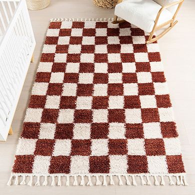 nuLOOM Carlisha Contemporary Checkered Area Rug