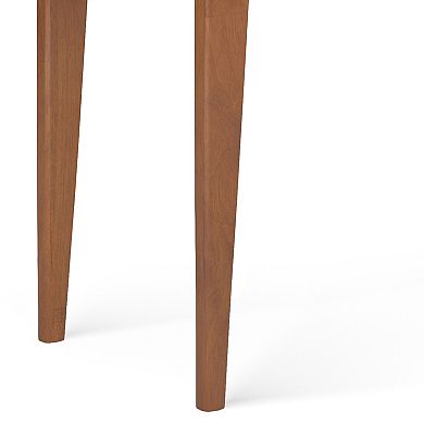 Simpli Home Harper Solid Hardwood Console Sofa Table in White
