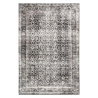 nuLOOM Fiore Medallion Machine Washable Area Rug