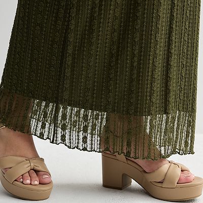 Juniors' Derek Heart Lace Maxi Skirt