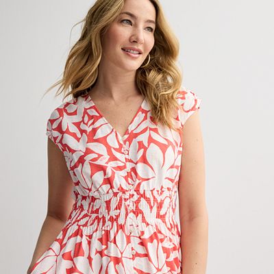 puff sleve midi dress Petal and Pup Women's Joedy Puff Sleeve Midi Dress